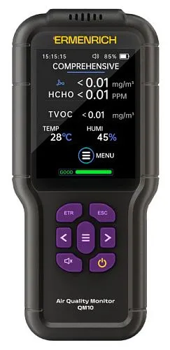 obraz Miernik zanieczyszczenia powietrza Ermenrich QM10 , obraz 1