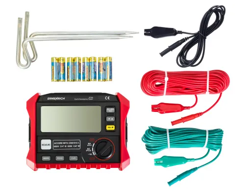 fotografia Miernik rezystancji uziemienia Ermenrich Ping ET60, obraz 7