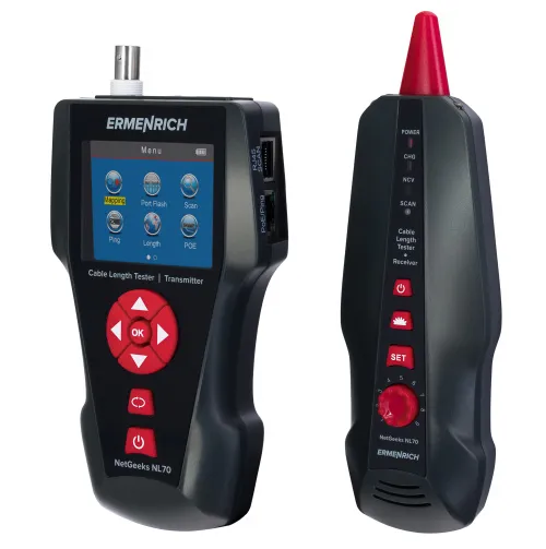 obraz Miernik długości przewodów Ermenrich NetGeeks NL70, obraz 4