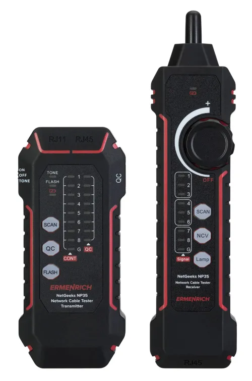 zdjęcie Tester przewodów sieciowych Ermenrich NetGeeks NP35, obraz 3