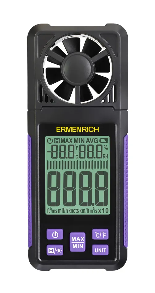 obraz Wiatromierz cyfrowy Ermenrich Seek DN10, obraz 3