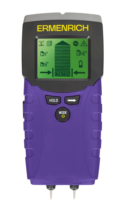 obraz Detektor kołków i wilgoci 2-w-1 Ermenrich Ping TM100, obraz 2