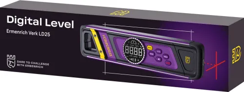 foto Poziomica cyfrowa Ermenrich Verk LD25 z laserem, obraz 2
